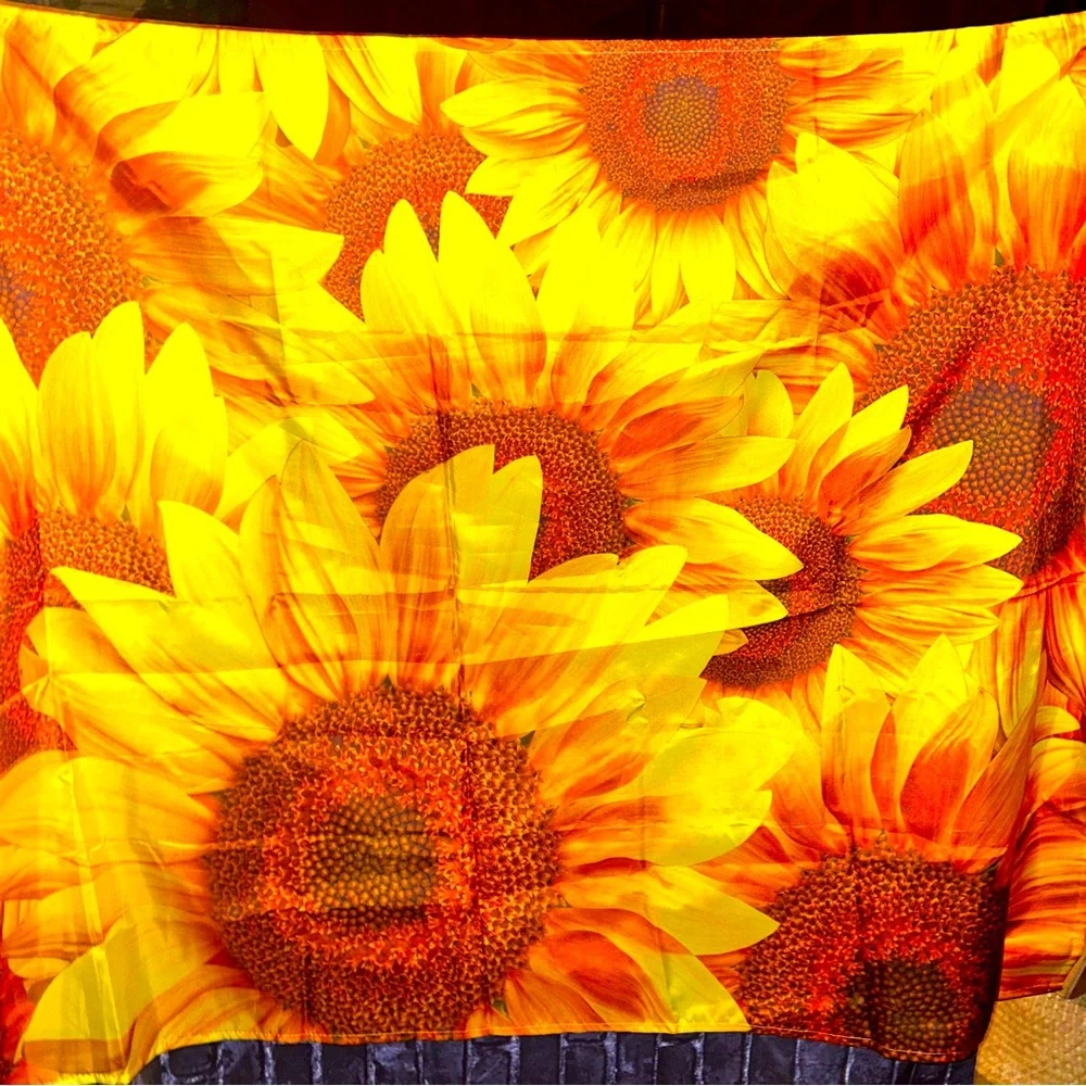 SUNFLOWER Tapestry Hanging Wall Art 60”X40”